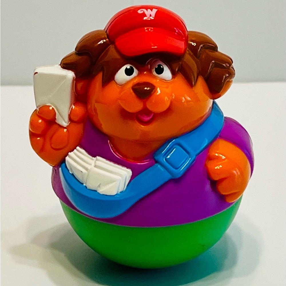 Playskool Weebles Mailman Carrier  Colorful Kids Toy Figure
